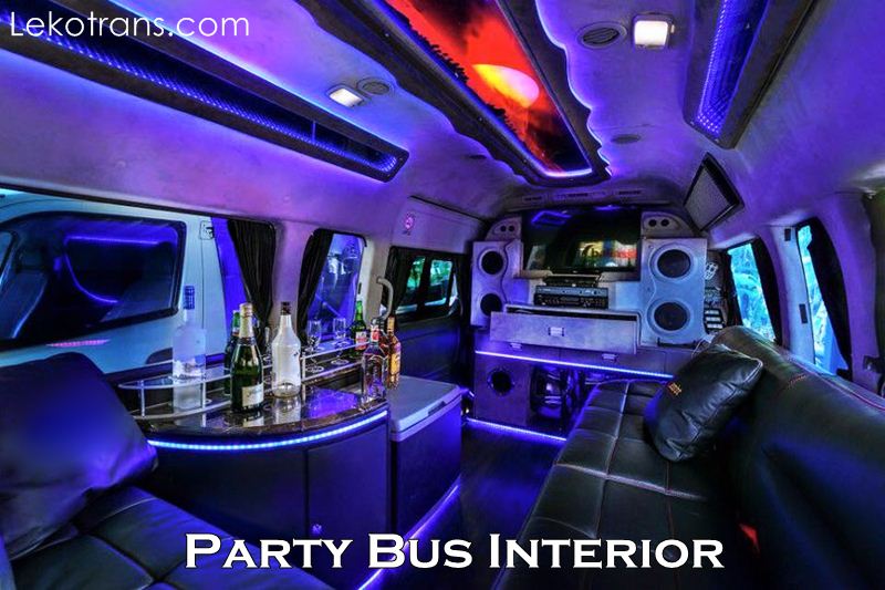 Party Bus Interior Hire Bali