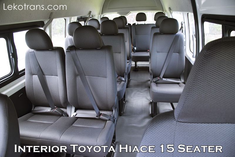 toyota hiace van 15 seater